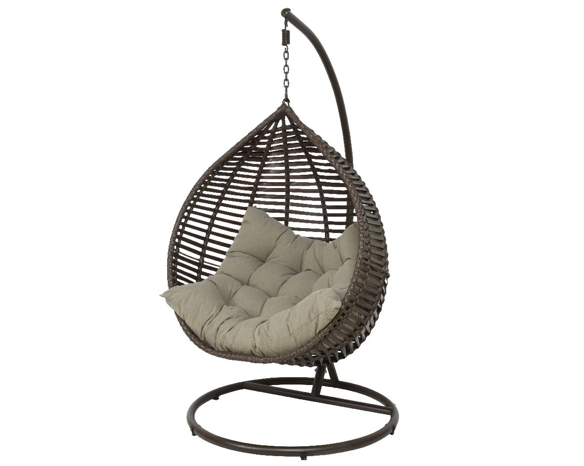 Amadora Hang-ei Wicker Bruin - 121 X 105 X 196 Cm 1 Amadora Hang-ei Wicker Bruin - 121 X 105 X 196 Cm