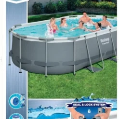 Bestway Zwembad Power Steel Set Ovaal Grijs 427 -Tuin Diep Verkoop bestway zwembad power steel set ovaal grijs 427 488x1000 628252bd86236 l