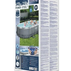 Bestway Zwembad Power Steel Set Ovaal Grijs 427 -Tuin Diep Verkoop bestway zwembad power steel set ovaal grijs 427 589x1000 620e63cd67a04 l