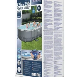 Bestway Zwembad Power Steel Set Ovaal Grijs 427 -Tuin Diep Verkoop bestway zwembad power steel set ovaal grijs 427 589x1000 628252bd4d99d l
