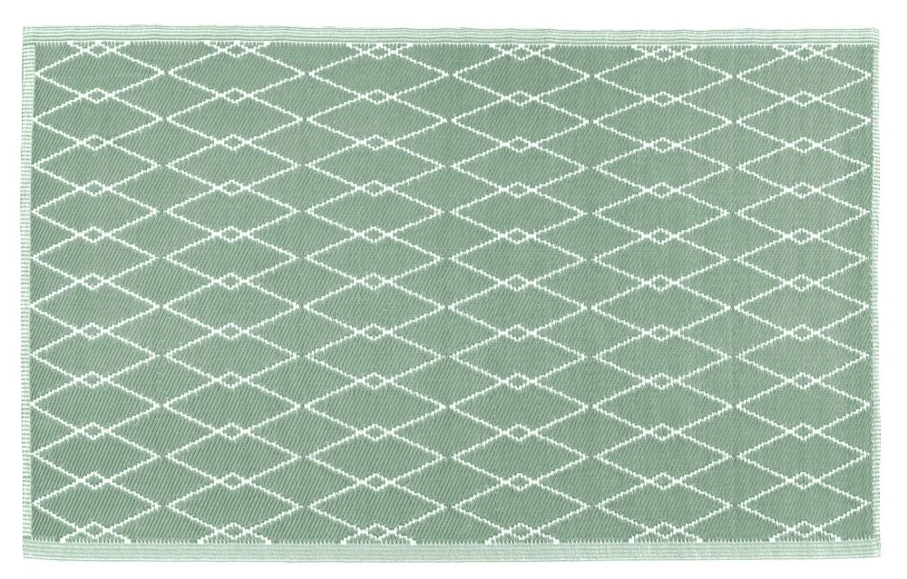 Buitenkleed MESH Green / White - 180 X 120 Cm 1 Buitenkleed MESH Green / White - 180 X 120 Cm