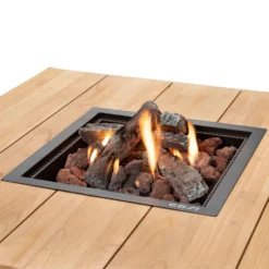 COSILOFT 100x100x47 Black Frame/ Teak Top -Tuin Diep Verkoop cosi fires cosiloft 100 black frame teak top 1000x1000 620e42415e57b l
