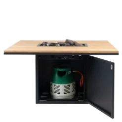 Cosi Fires Cosiloft 120 Relax Dining Black Frame /Teak Top -Tuin Diep Verkoop cosi fires cosiloft 120 relax dining black frame teak top 1614072228 l