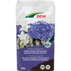 DCM Potgrond Heide, Azalea, Hortensia & Alle Zuurminnende Planten 60 L