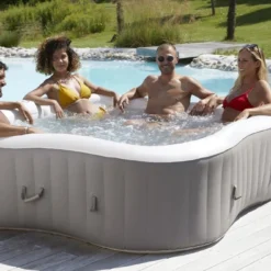 ELICLOVER Infinite® Spa Opblaasbaar 4 Pers. - 210 X 210 X 65 Cm -Tuin Diep Verkoop eliclover infinite spa opblaasbaar 4 pers 210 x 210 x 65 cm 1000x667 62860e9d6a879 l