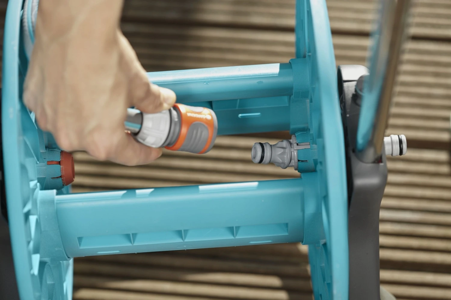 GARDENA AquaRoll S Slangenwagenset - Incl. 20 M Classic Slang 2 GARDENA AquaRoll S Slangenwagenset - Incl. 20 M Classic Slang - Afbeelding 2