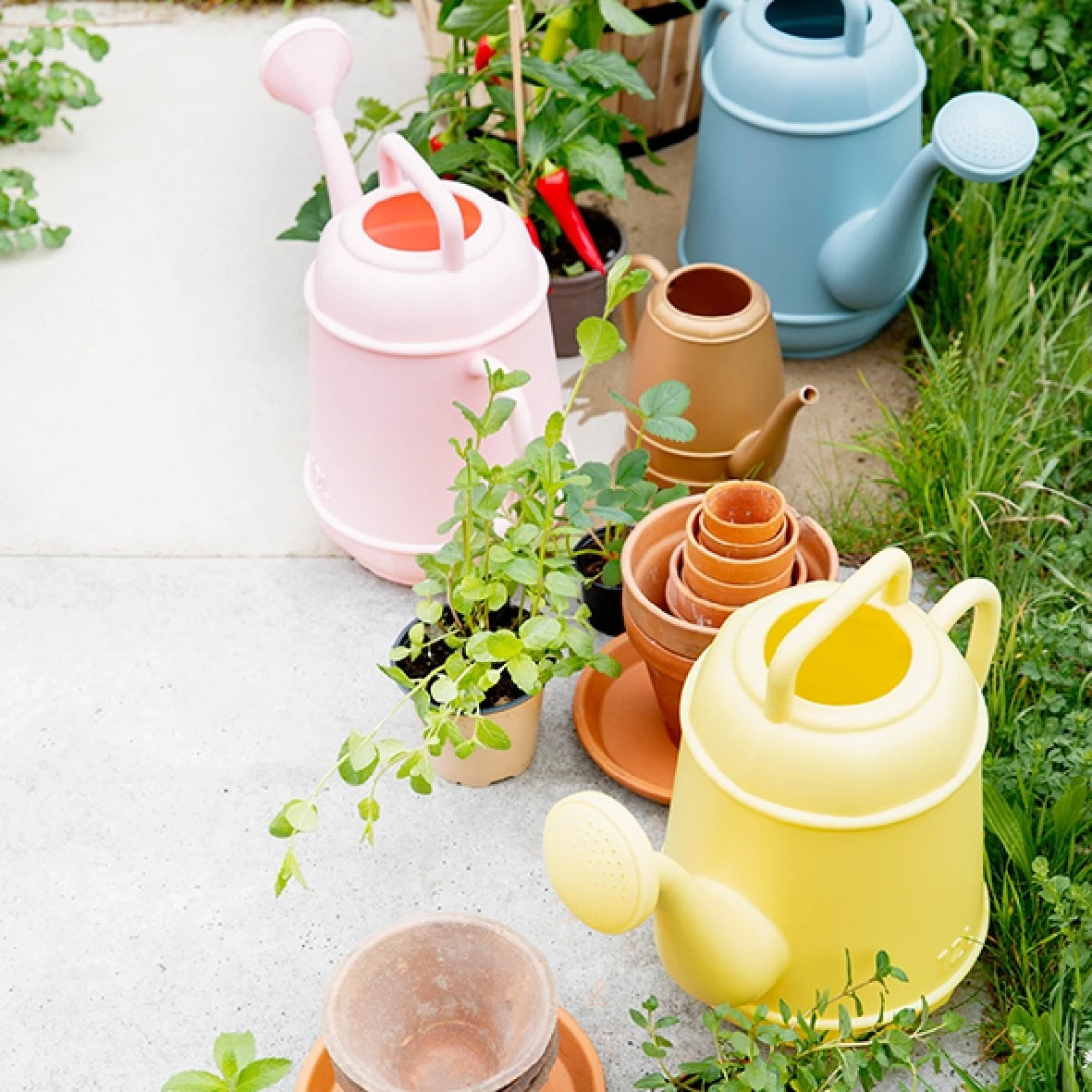 Gieter Plastic Blauw 12L 2 Gieter Plastic Blauw 12L - Afbeelding 2