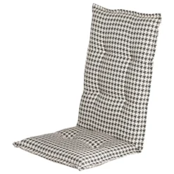 Hartman Poule Black Hoge Rug Tuinkussen 123x50x8