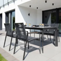 Kettler DIAMOND Stapelstoel (ROPE), Antra Antra -Tuin Diep Verkoop kettler diamond stapelstoel rope antra antra 1000x667 6232012938d1a l