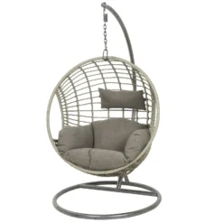 London Hang-ei Wicker Grijs - 129 X 105 X 186 Cm
