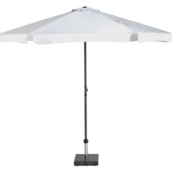 Platinum Middenstokparasol Antigua Volant Ø 300 Cm Wit