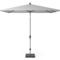 Platinum Middenstokparasol Riva 250 X 250 Cm Lichtgrijs