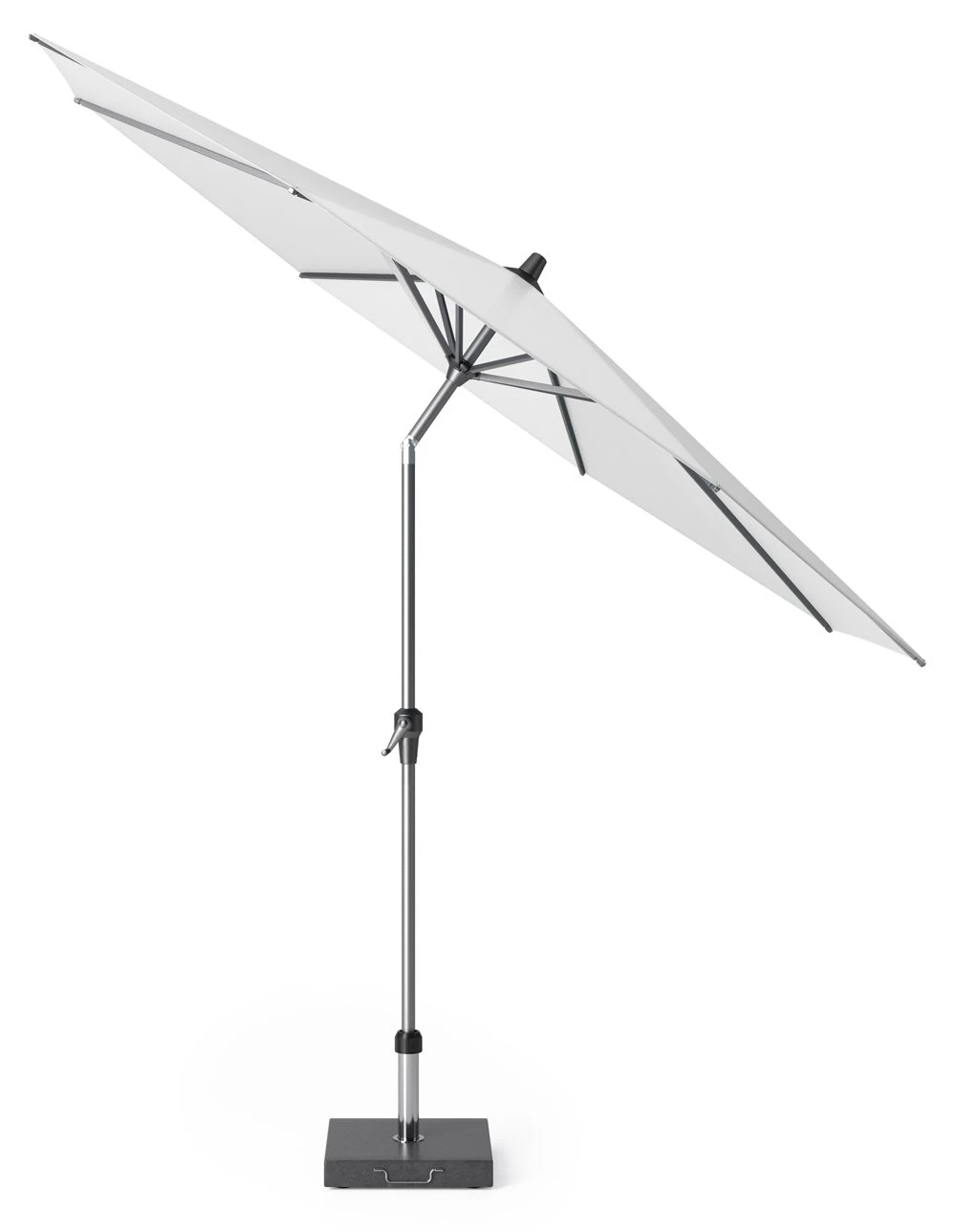 Platinum Middenstokparasol Riva Ø 300 Cm Wit 2 Platinum Middenstokparasol Riva Ø 300 Cm Wit - Afbeelding 2