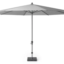 Platinum Middenstokparasol Riva Ø 400 Cm Lichtgrijs