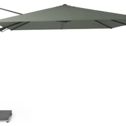 Platinum Zweefparasol Challenger T² 300 X 300 Cm Olijfgroen