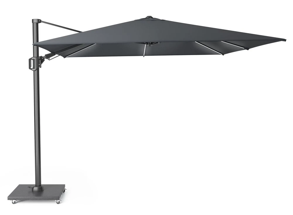 Platinum Zweefparasol Challenger T² Glow 300 X 300 Cm Antraciet 1 Platinum Zweefparasol Challenger T² Glow 300 X 300 Cm Antraciet