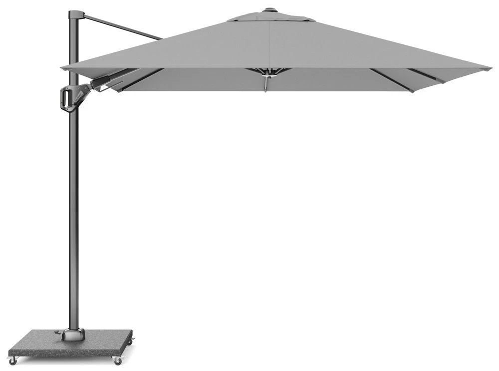 Platinum Zweefparasol Voyager T² 270 X 270 Cm Lichtgrijs 1 Platinum Zweefparasol Voyager T² 270 X 270 Cm Lichtgrijs