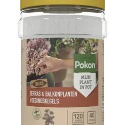 Pokon Bio Terras & Balkon Planten Voedingskegels 40 Stuks