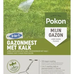 Pokon Gazonmest Met Kalk 2kg Voor 30m²