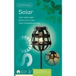 Lumineo Solar Steker Zwart -Tuin Diep Verkoop product 1181x944 625811d5d2701 l