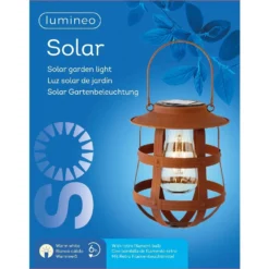 Lumineo Solar Lantaarn Rustiek Bruin - Ø 19 Cm 5 Lumineo Solar Lantaarn Rustiek Bruin - Ø 19 Cm -Tuin Diep Verkoop product 1181x944 625811fa5de7c l