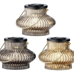 Lumineo Solar Tafellamp 3 Kl. Ass - Ø 16 Cm