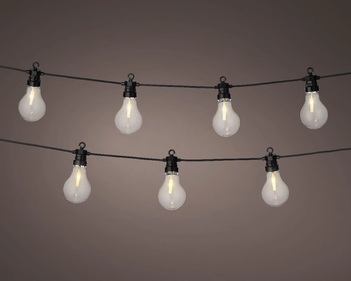 Lumineo LED Partylight Warm Wit 20 Lamps - 950 Cm 3 Lumineo LED Partylight Warm Wit 20 Lamps - 950 Cm - Afbeelding 3