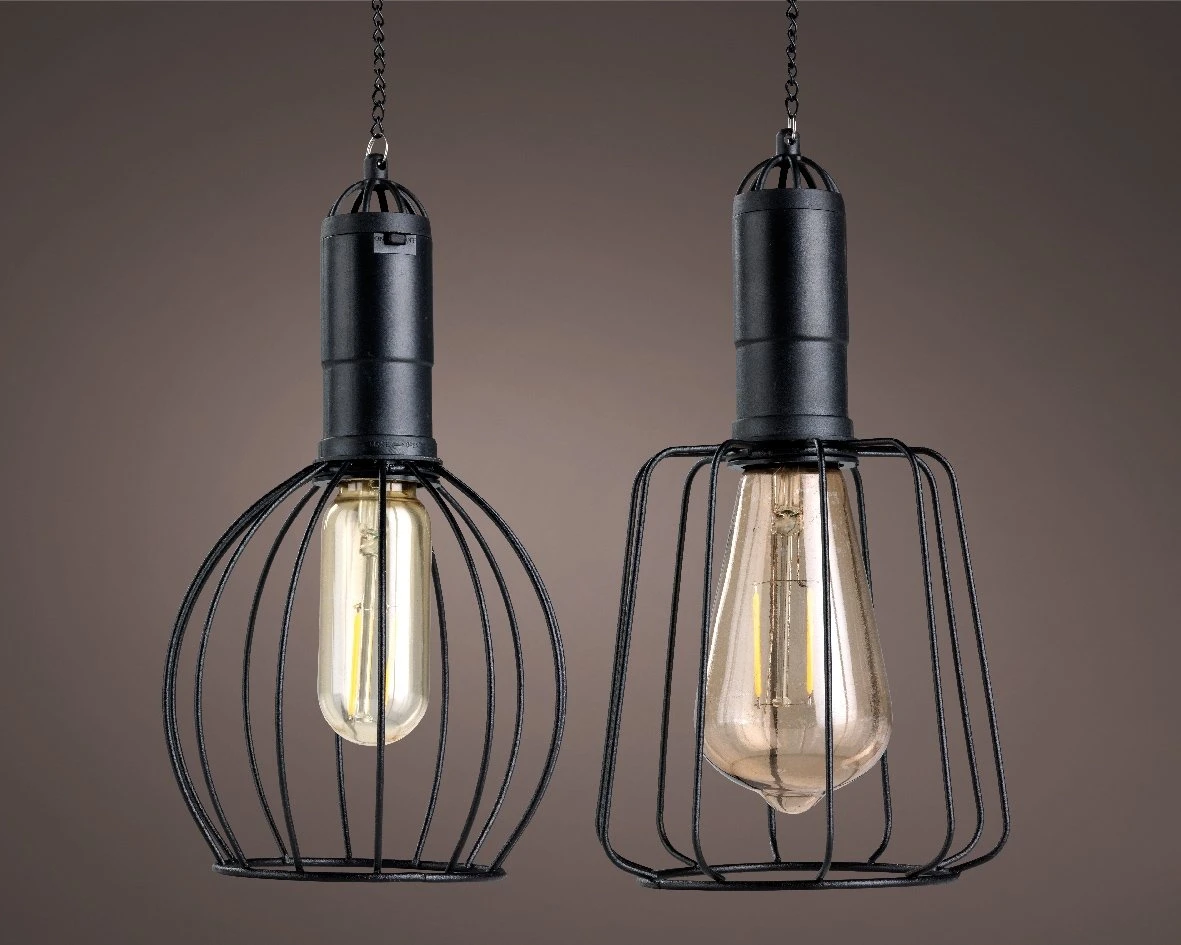 Lumineo Solar Hanglamp Zwart - Ø 22 Cm 1 Lumineo Solar Hanglamp Zwart - Ø 22 Cm