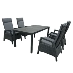 Royal Seasons FABIO DINING Tuinset Met 4 Stoelen