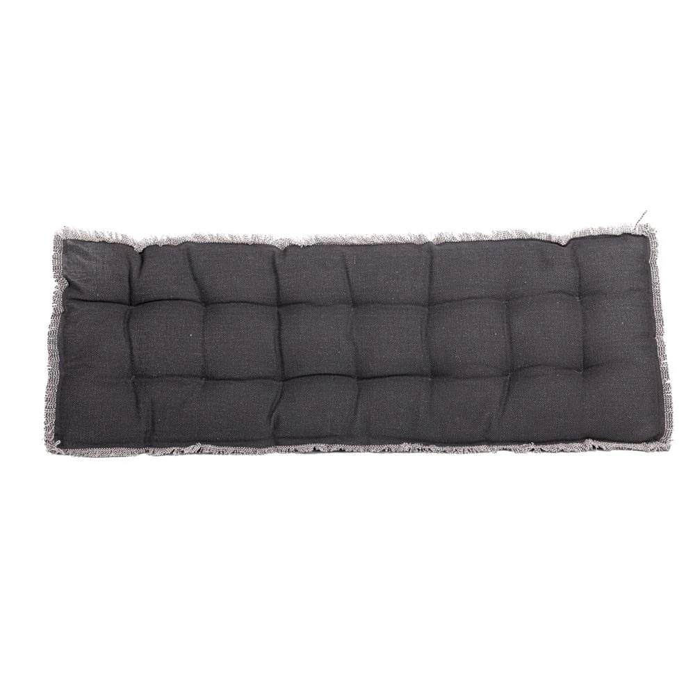 Palletkussen RAFFELED Dark Grey - 120 X 40 X 8 Cm 1 Palletkussen RAFFELED Dark Grey - 120 X 40 X 8 Cm