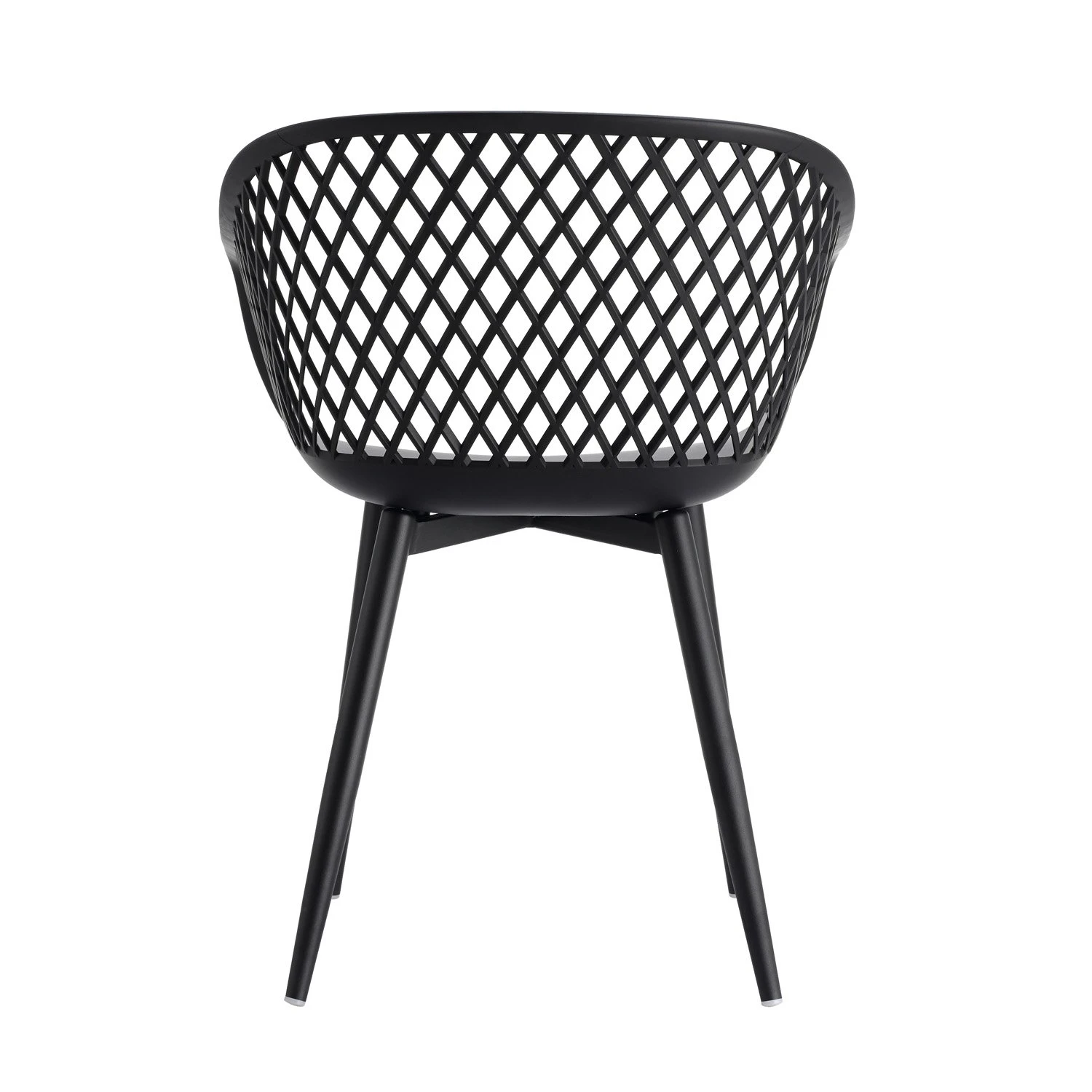 Tuinstoel WEBBING Zwart 4 Tuinstoel WEBBING Zwart - Afbeelding 4