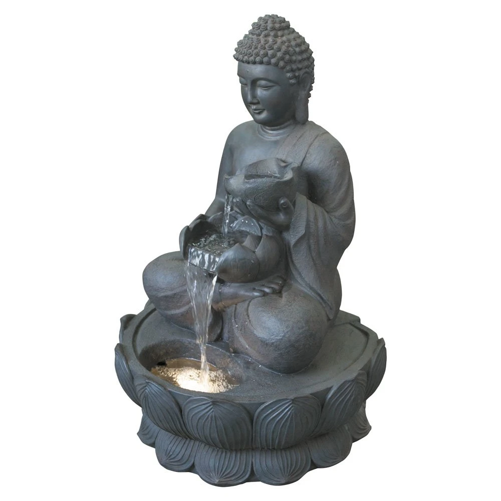 Waterornament Boedha - 55 X 43 X 80 Cm 1 Waterornament Boedha - 55 X 43 X 80 Cm