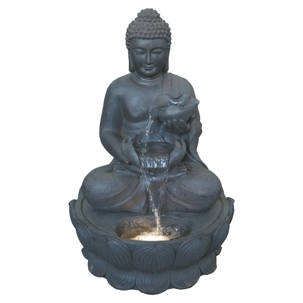 Waterornament Boedha - 55 X 43 X 80 Cm 2 Waterornament Boedha - 55 X 43 X 80 Cm - Afbeelding 2